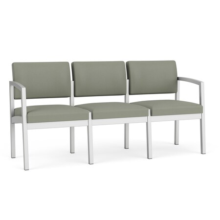 Lesro Lenox 3 Seat Tandem Seating W/ No Center Arms, 64.5 in W 24.5 in L 32 in H LS3101